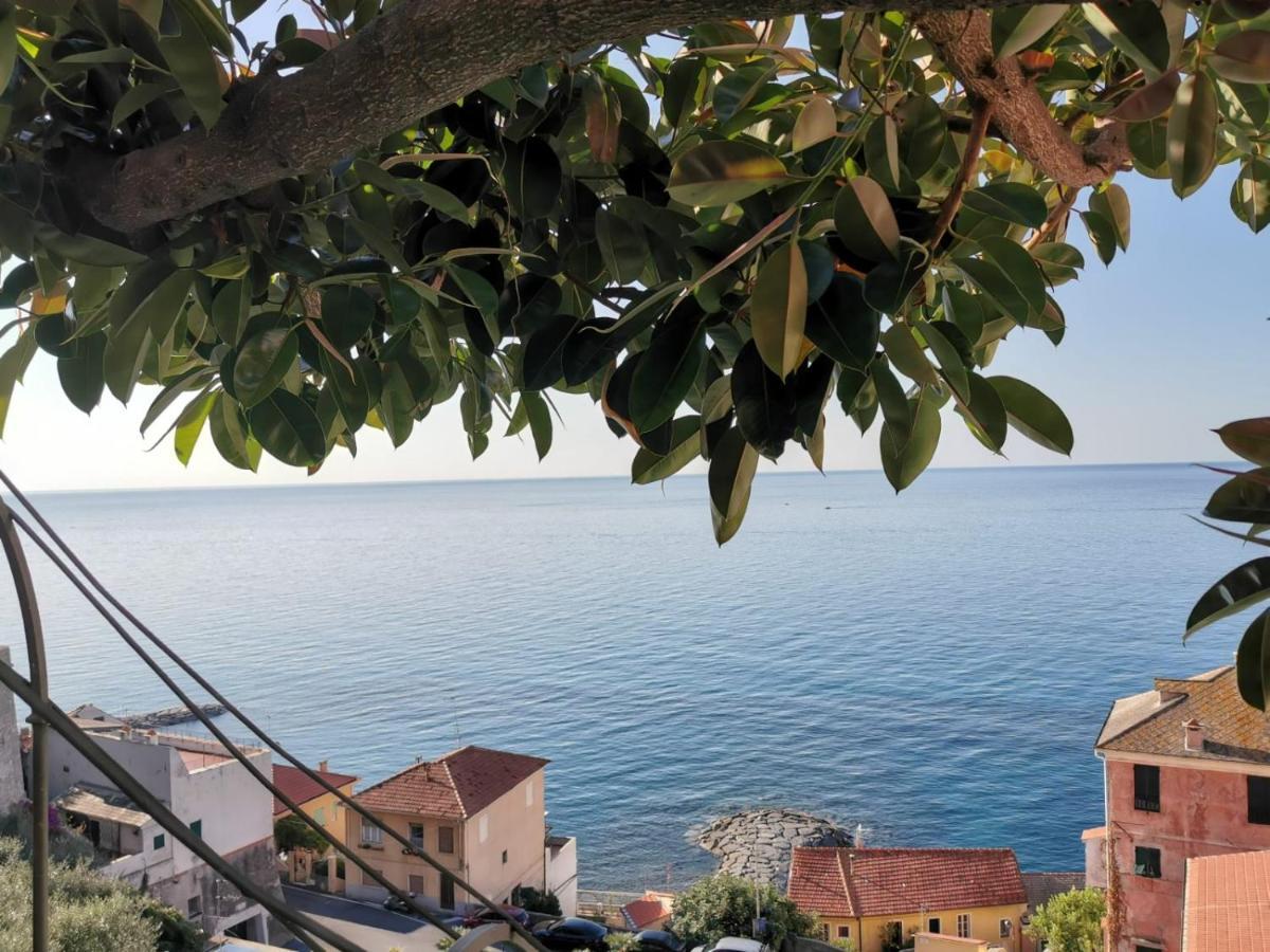 Appartamento Nel Borgo Con Splendida Vista Sul Mare Cervo Kültér fotó