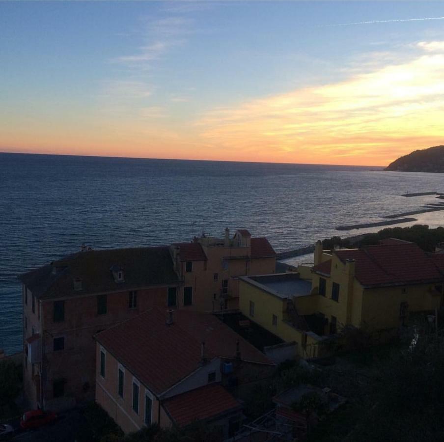 Appartamento Nel Borgo Con Splendida Vista Sul Mare Cervo Kültér fotó