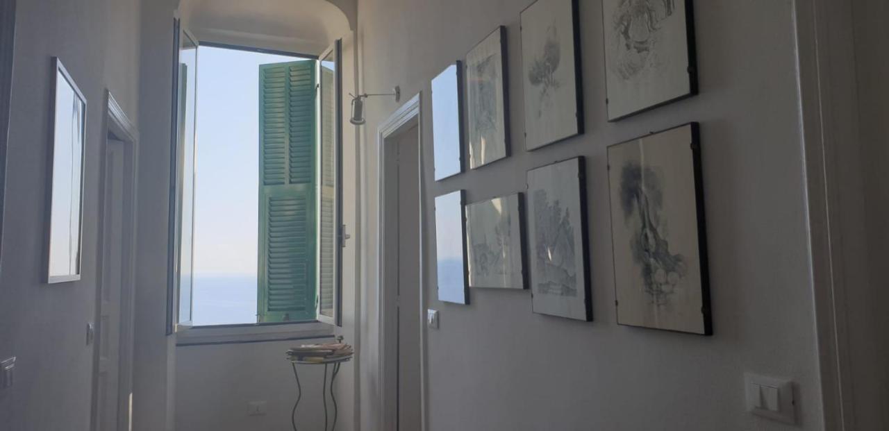 Appartamento Nel Borgo Con Splendida Vista Sul Mare Cervo Kültér fotó